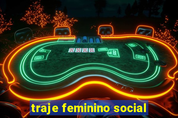 traje feminino social